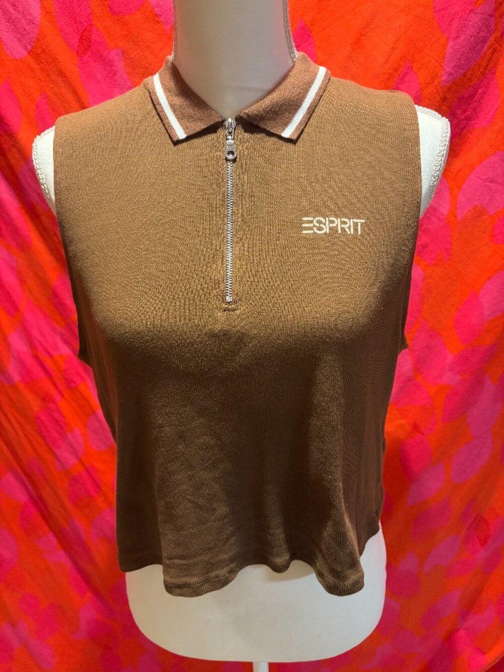 XL Brown ESPRIT Crop Top